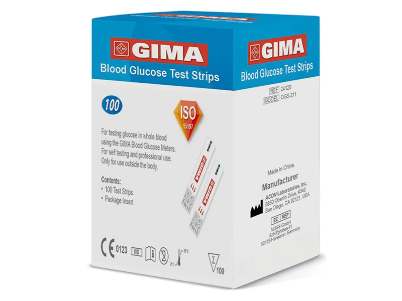 [A00111222] - strisce glucosio per glucometro gima Gima