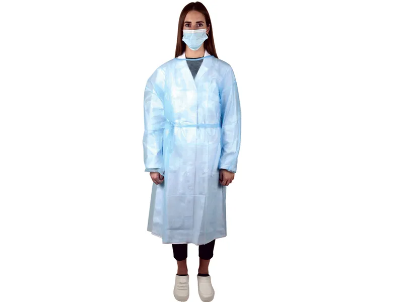 [A00167144] - camice monouso 25g/m2 115x137 cm - misura m - non sterile Gima