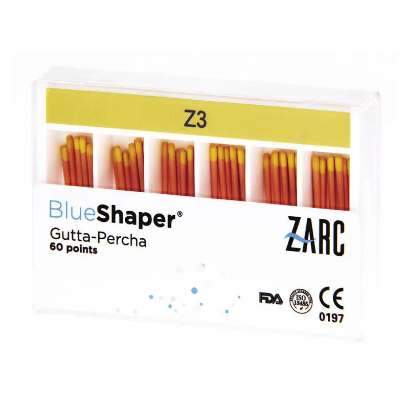 [A00165486] - PUNTE DI GUTTAPERCA BLUESHAPER Z3 GIALLO - 60pz ZARC4ENDO