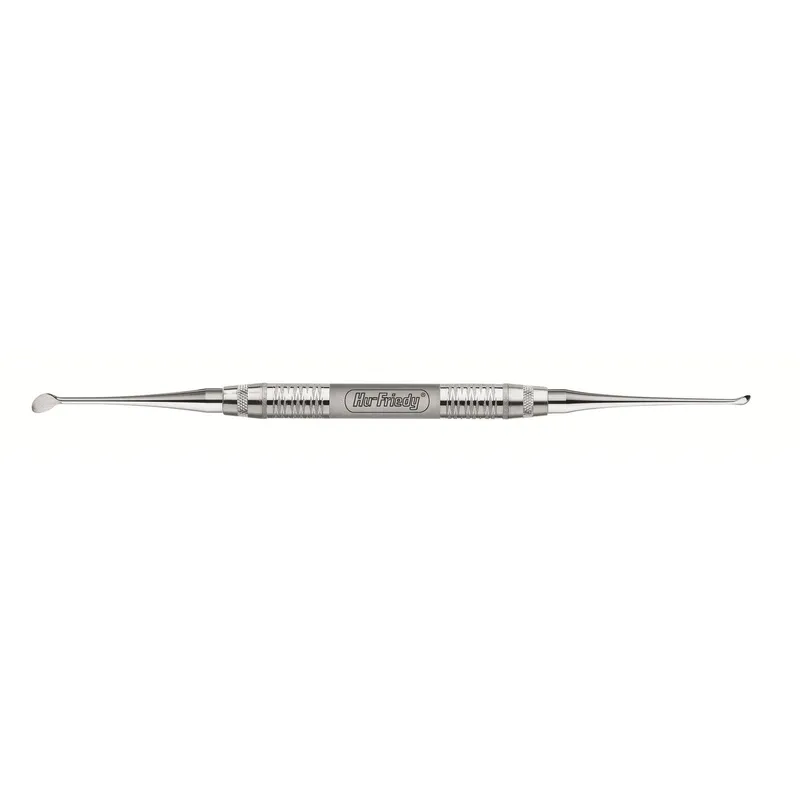 [A00120375] - Curette chirurgica molt #2/4 man #6 corta satinata Consorzio ONDA