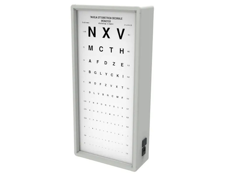 [A00011486] - Ottotipo luminoso monoyer - 3 metri
