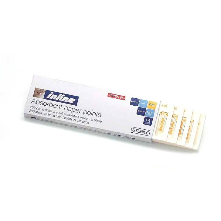 [A00113988] - Punte carta sterili std 6% - blister 200pz - 6% n. Consorzio ONDA
