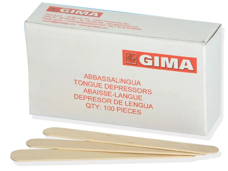 [A00009599] - ABBASSALINGUA in legno non sterili Gima