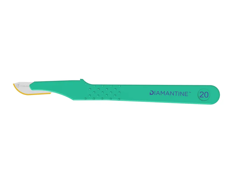 [A00167202] - bisturi diamantine lama inox n.20 - sterile Gima