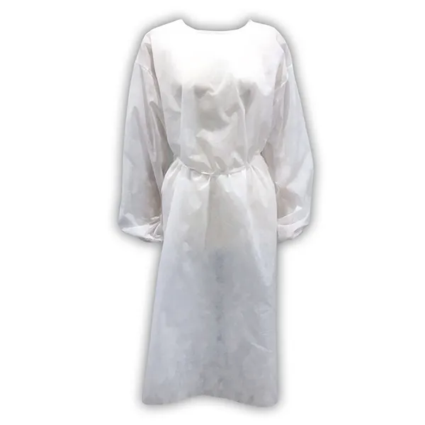 [A00151668] - Camici monouso in TNT [bianco] non sterili idrorepellenti [taglia unica] [DPI Cat.1 ISO EN 4920:2013 DL.G.N475/92] Consorzio ONDA