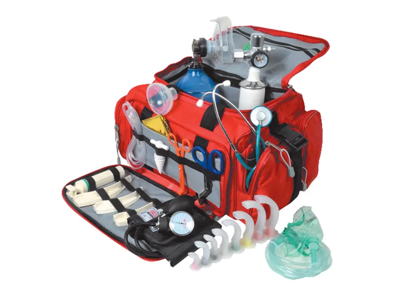 [A00013490] - GIMA 4 Borsa emergenza/pronto soccorso in cordura colore rosso [completa] Gima