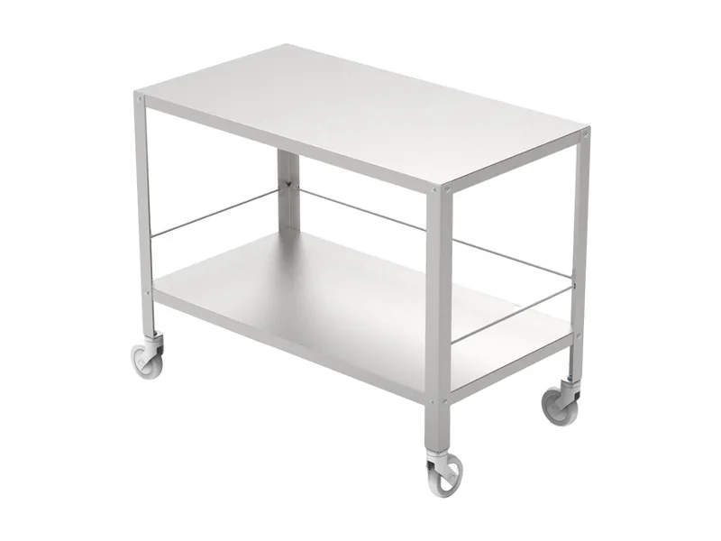 [A00011864] - 27913 Tavolo per strumentario a 2 ripiani Gima