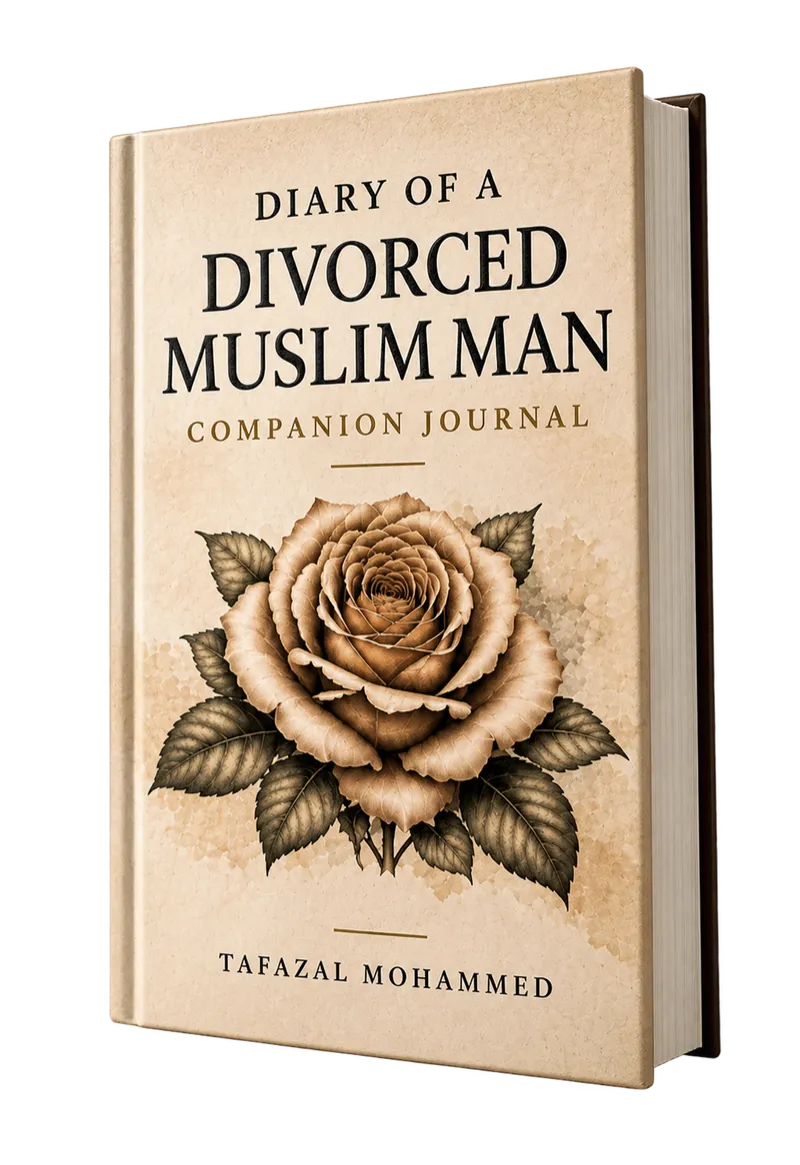 Diary of a Divorced Muslim Man Companion Journal by Tafazal Mohammed, book cover