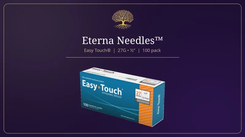 Needles (Easy Touch®) 27G - 1/2”, 100 Pack