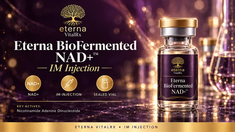 BioFermented NAD+ IM Injections - The “Anti-Aging Molecule”