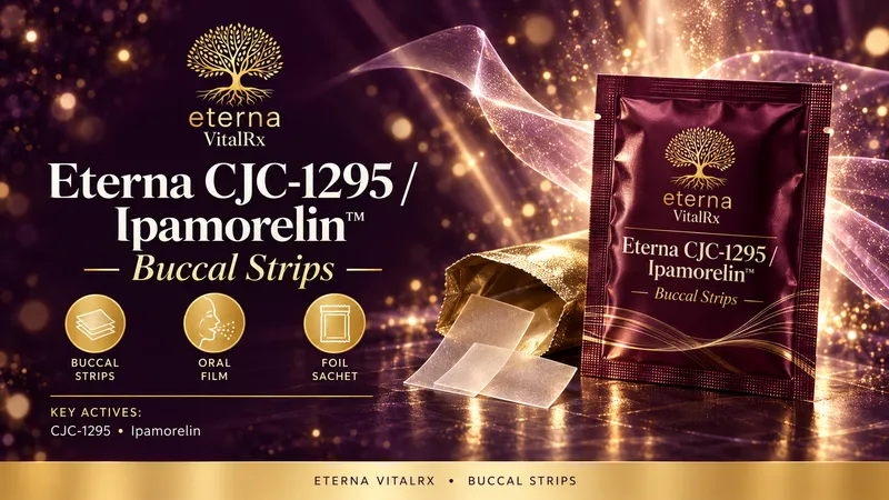 CJC-1295 / IPAMORELIN - Growth Hormone Optimization Complex - BUCCAL STRIPS