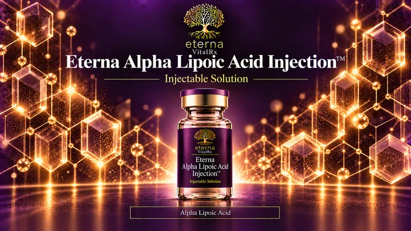 Alpha Lipoic Acid (Anti-oxidant) Injection 25 mg/mL 30 mL
