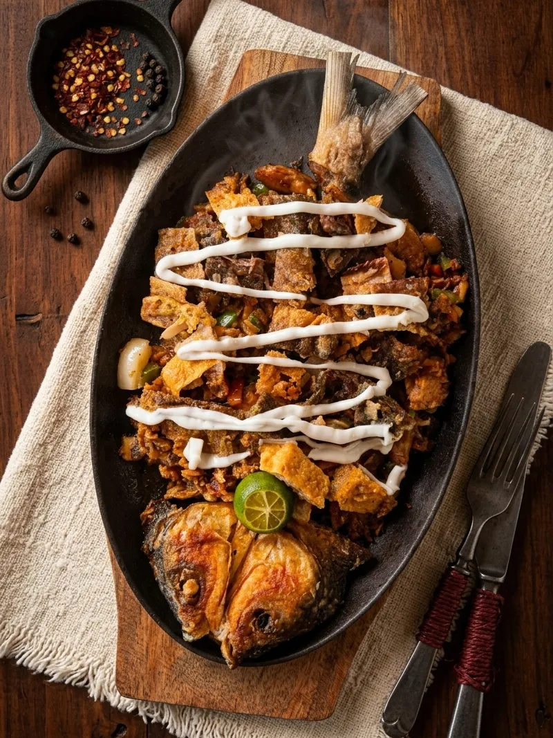 Sizzling Sisig Bangus