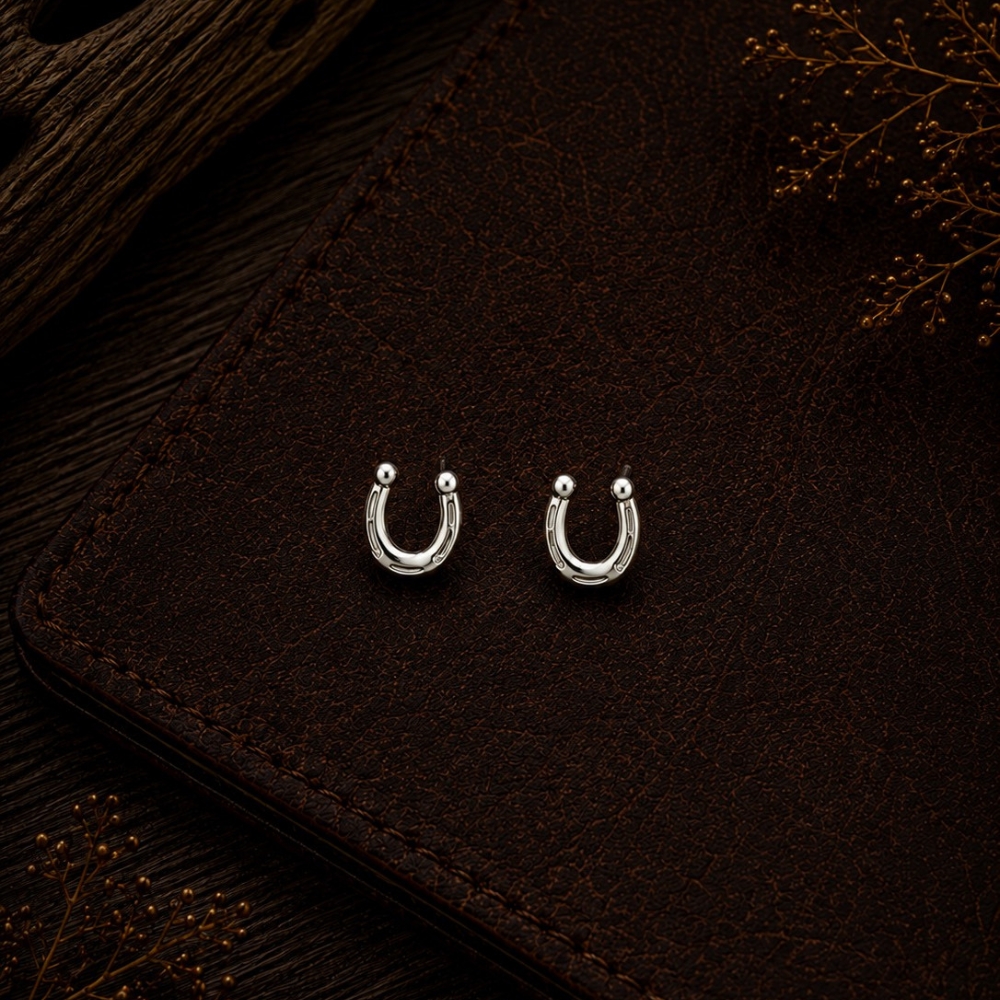 Lucky Little Horseshoe Earrings