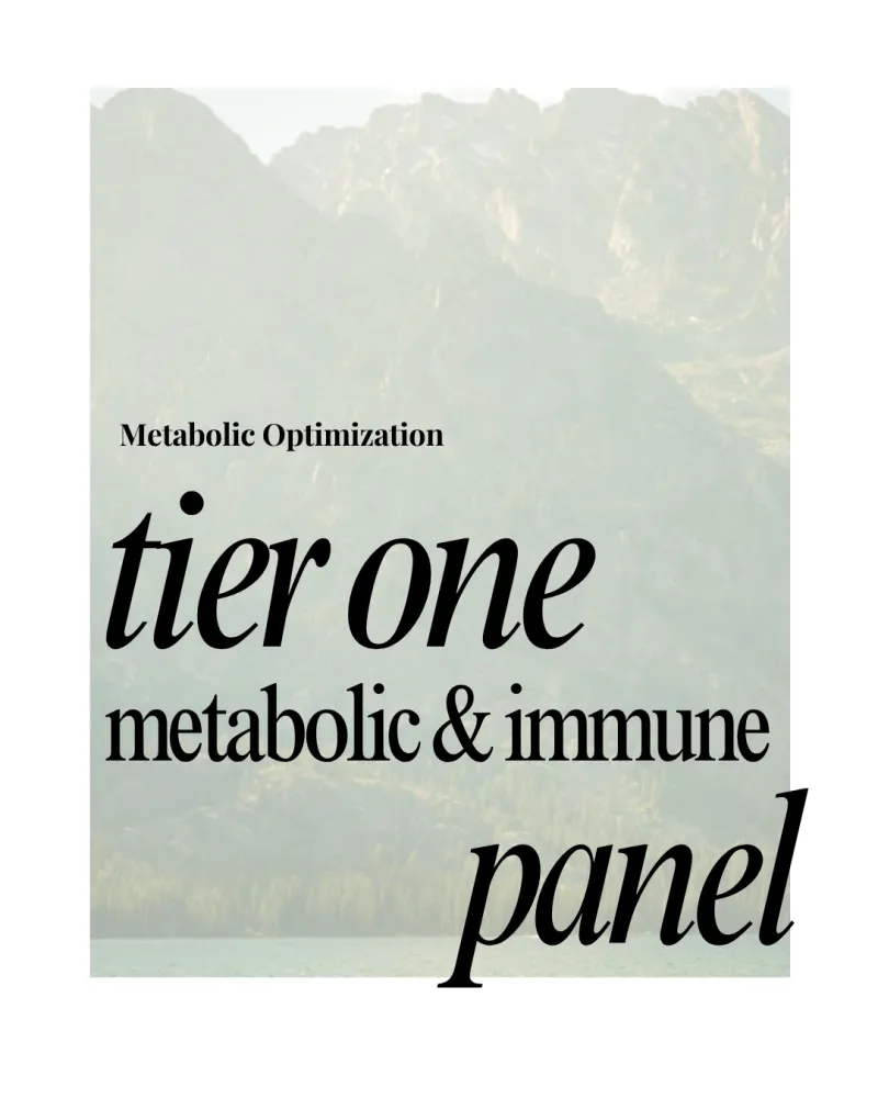 Tier 1 Metabolic & Immune Panel
