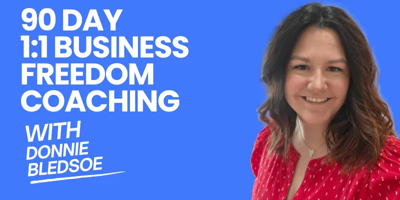 90 Day 1:1 Freedom Coaching  