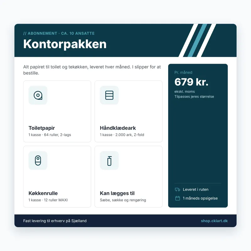 C klart Kontorpakken (månedlig)