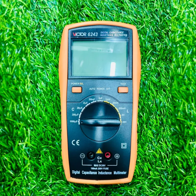 Victor 6243 Digital Multimeter – High Precision LCD Display Electrical Tester
