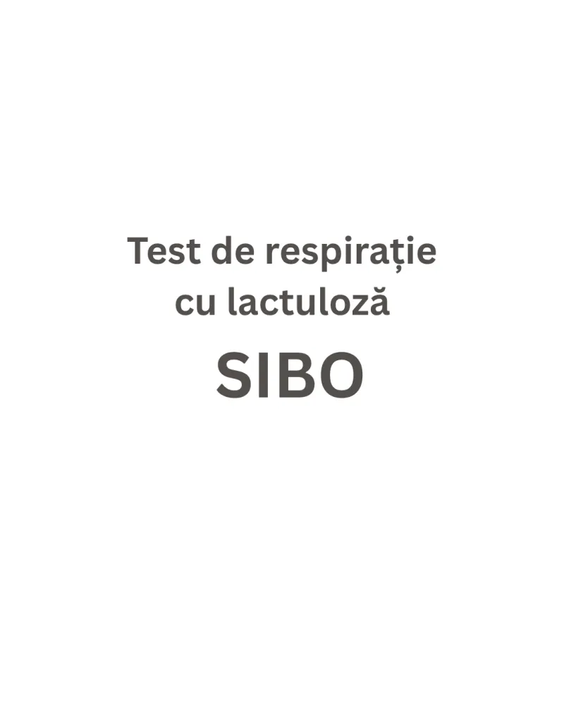 Test de respirație cu lactuloză SIBO