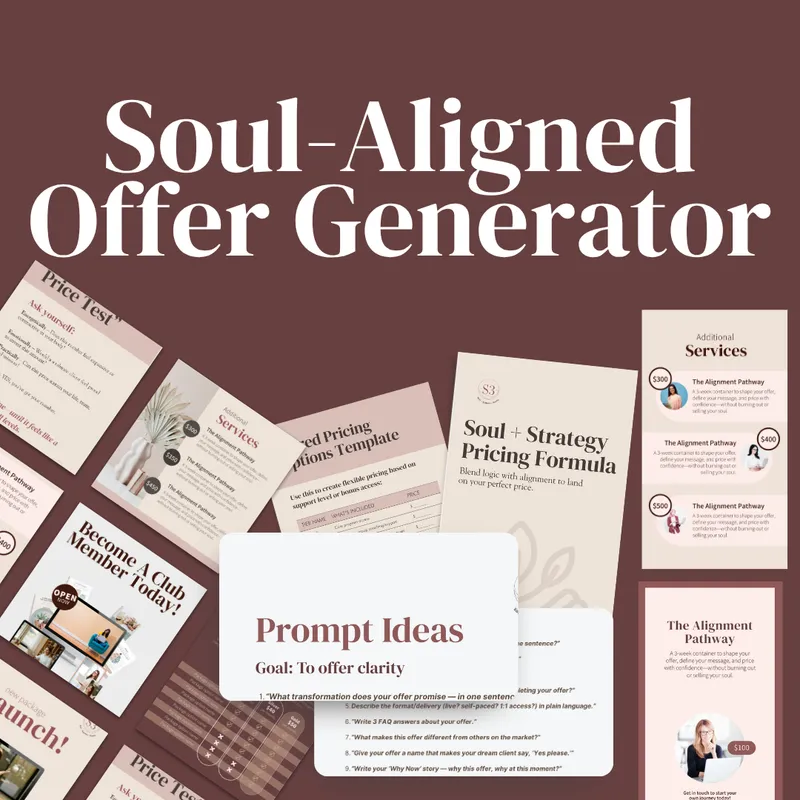 Soul-Aligned Offer Generator