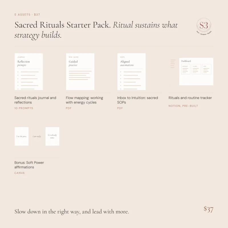 Sacred Rituals Starter Pack 