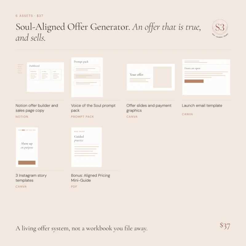 Soul-Aligned Offer Generator