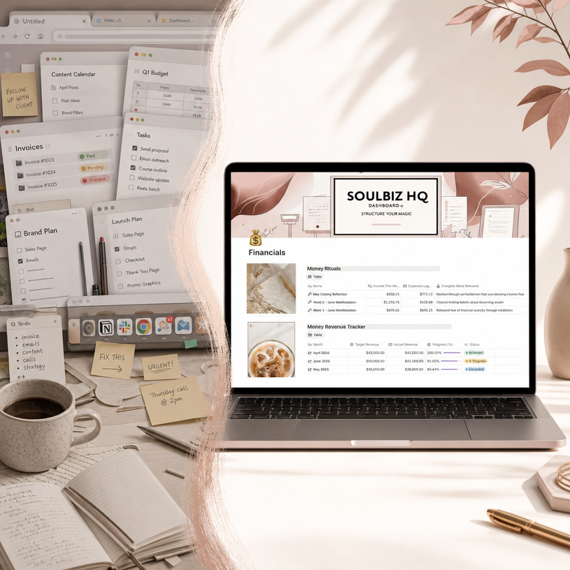 Soulbiz Notion Dashboard
