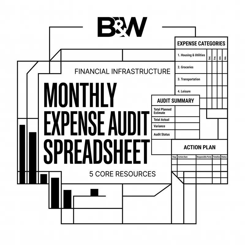 Monthly Expense Audit Spreadsheet