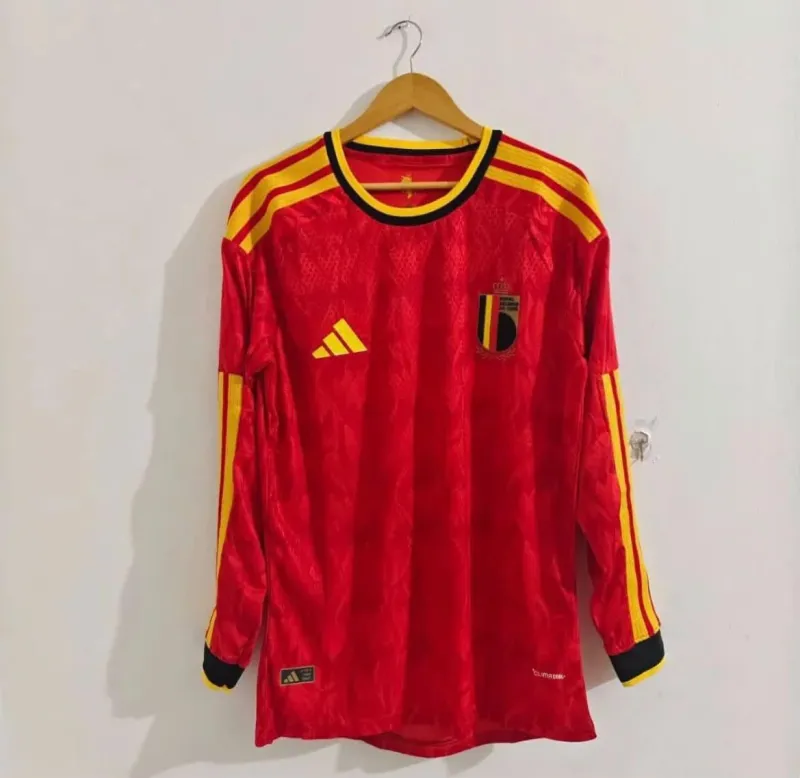 Camiseta Bélgica manga larga mundial 2026⚽
