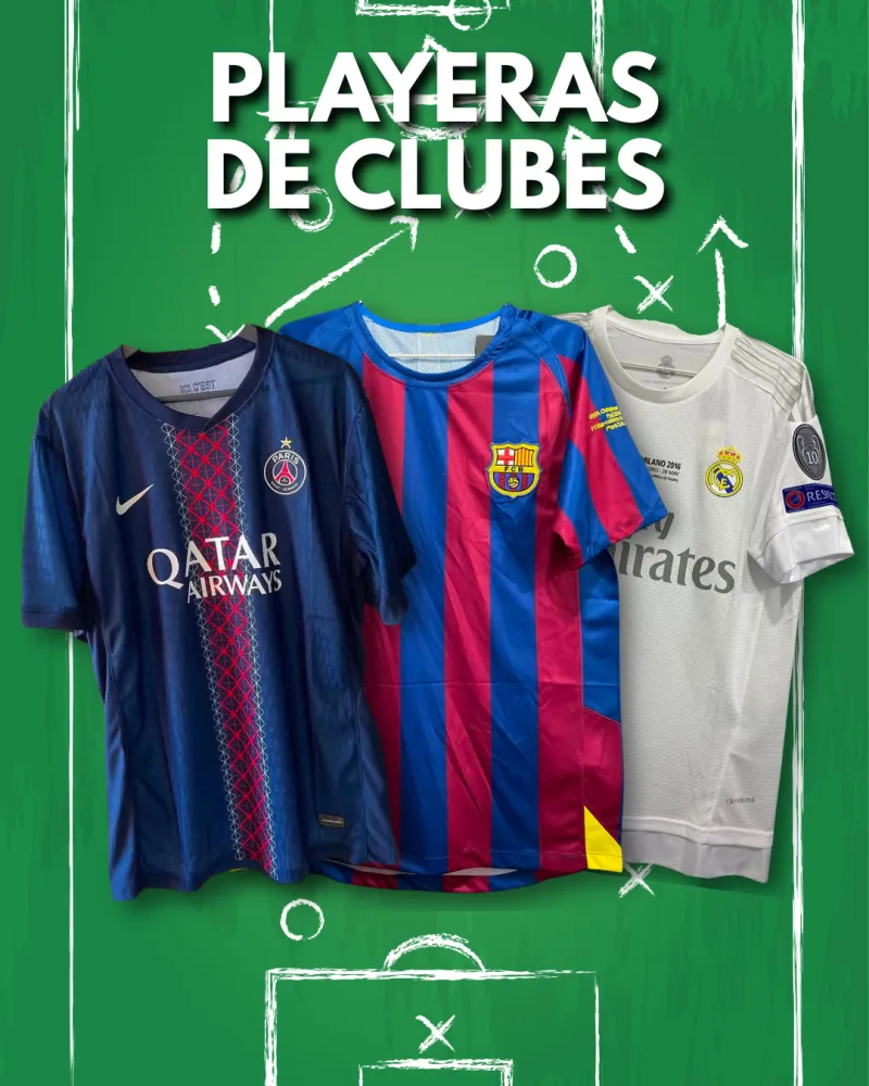 Playeras de Clubes