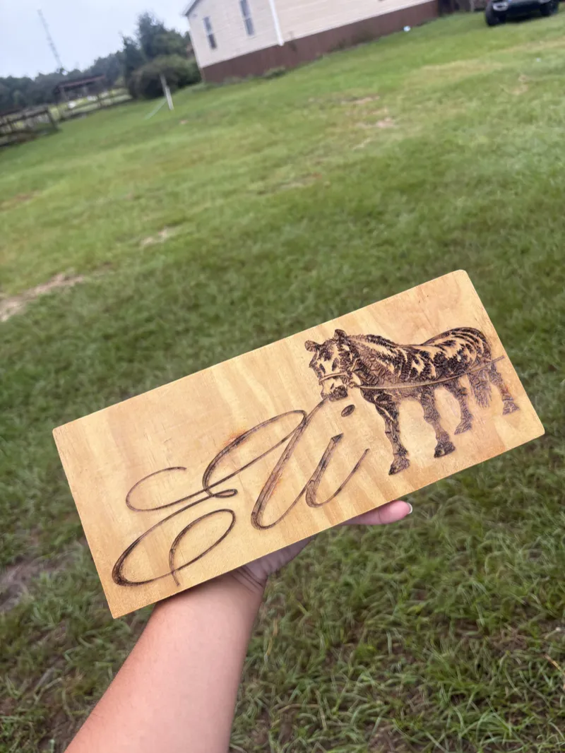 Horse Stall Sign