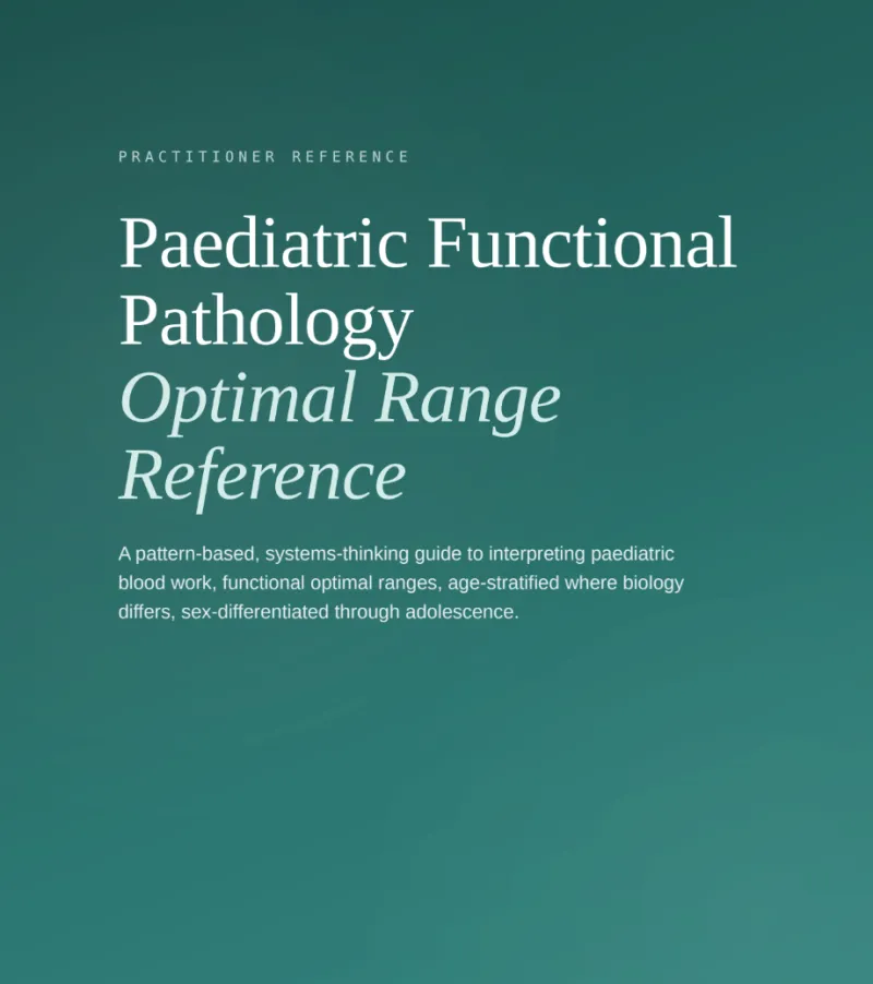 Paediatric Functional Pathology Guide [eBook | digital download]