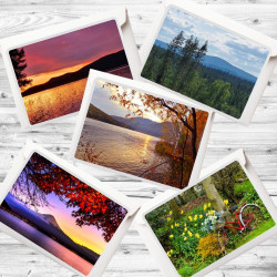 Greetings Card 10 Pack With 5 Designs - Set 1
