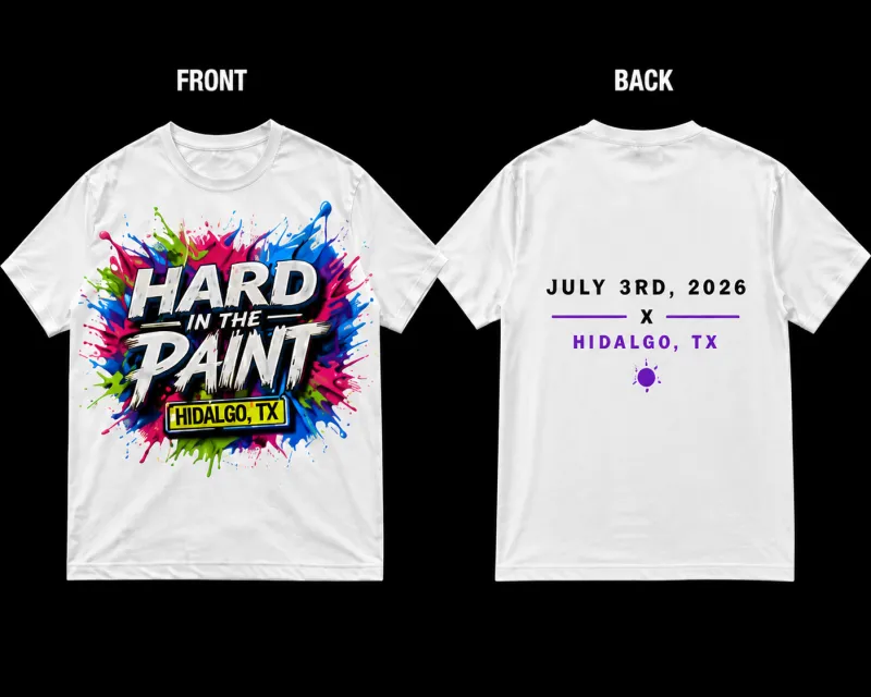 Hard In The Paint RGV T-Shirt – Version 2 (Clean Design)