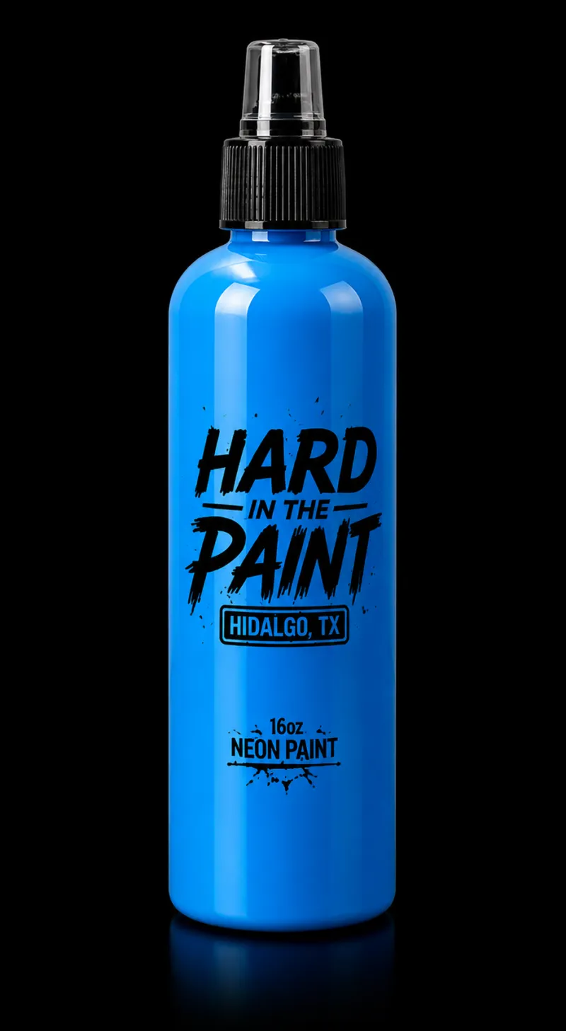 Hard in the Paint Neon Paint Bottle – Blue 16oz Spray Bottles