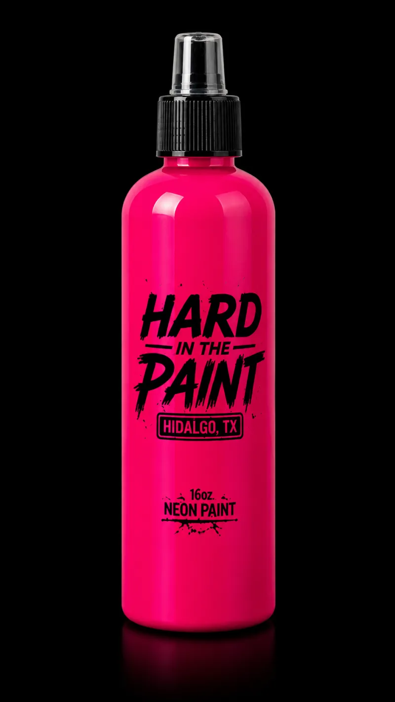 Hard in the Paint Neon Paint Bottle – Pink 16oz Spray Bottles