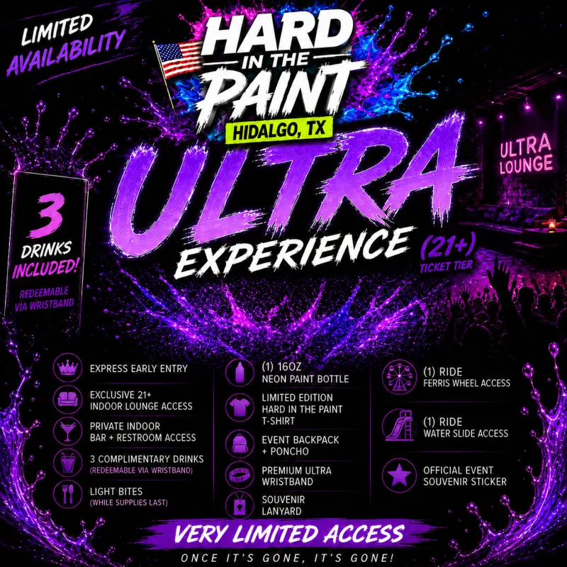 Hard In The Paint Ultra Experience Ticket | 21+ Premium Party Access