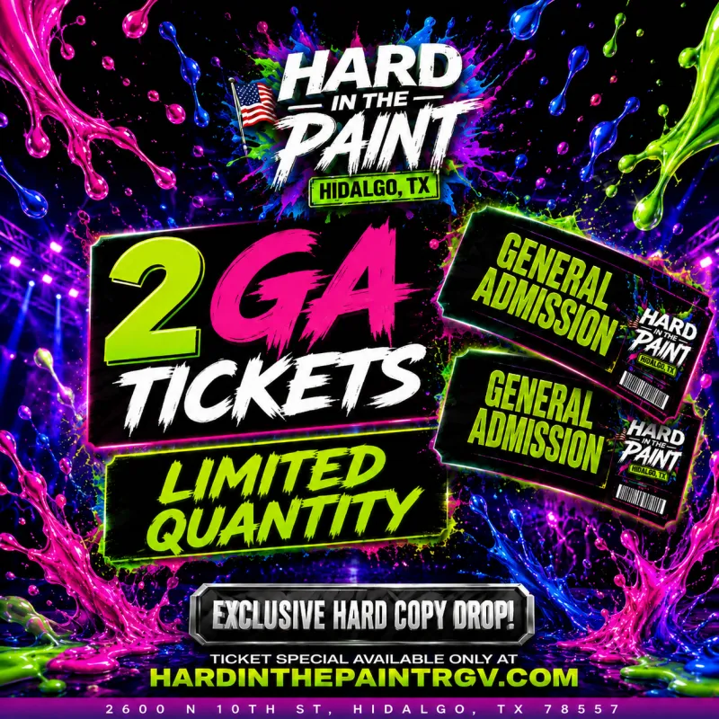 Hard In The Paint: 2 GA Tickets — Limited Entry
