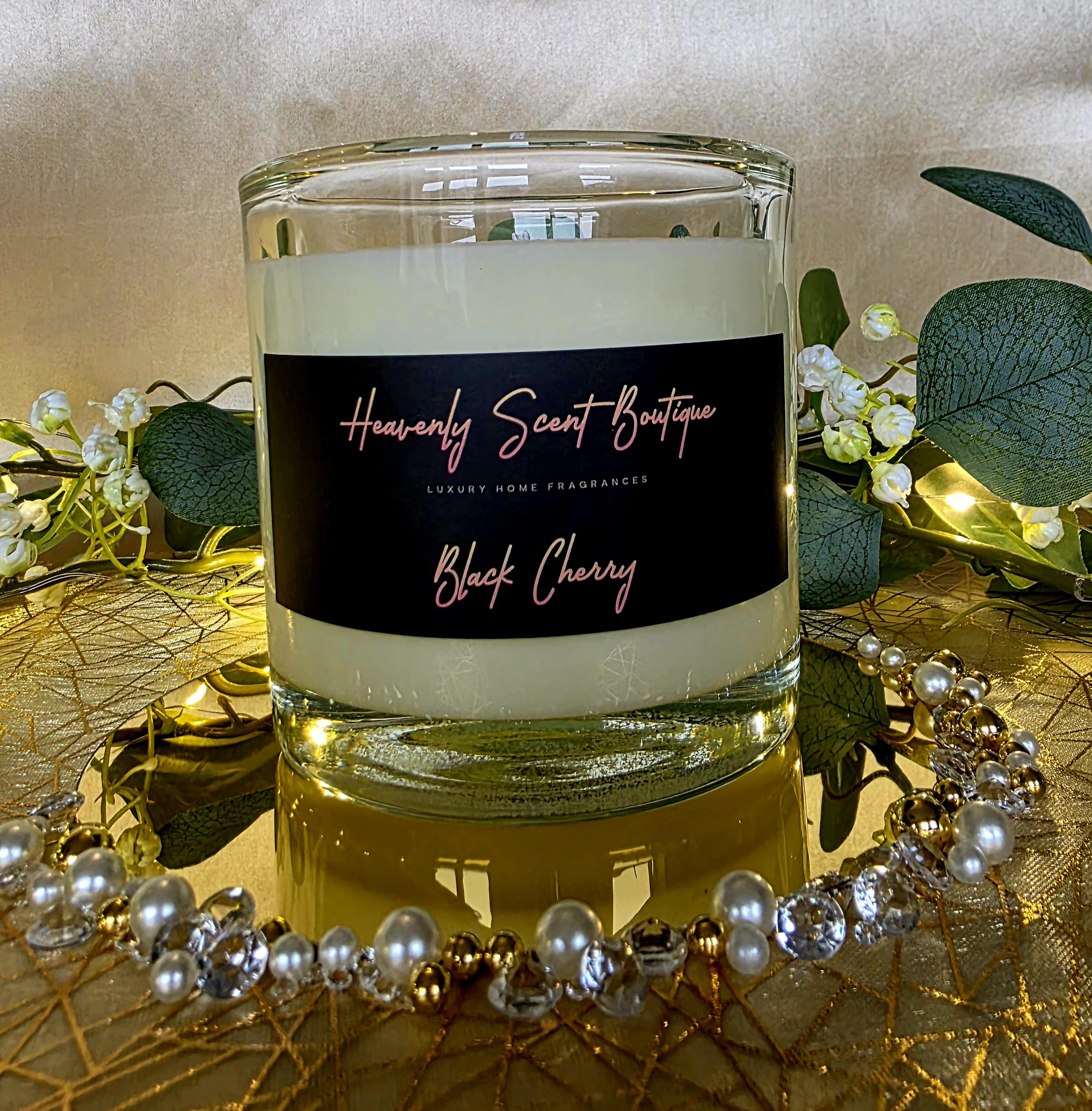 Black Cherry Luxury Scented Candle