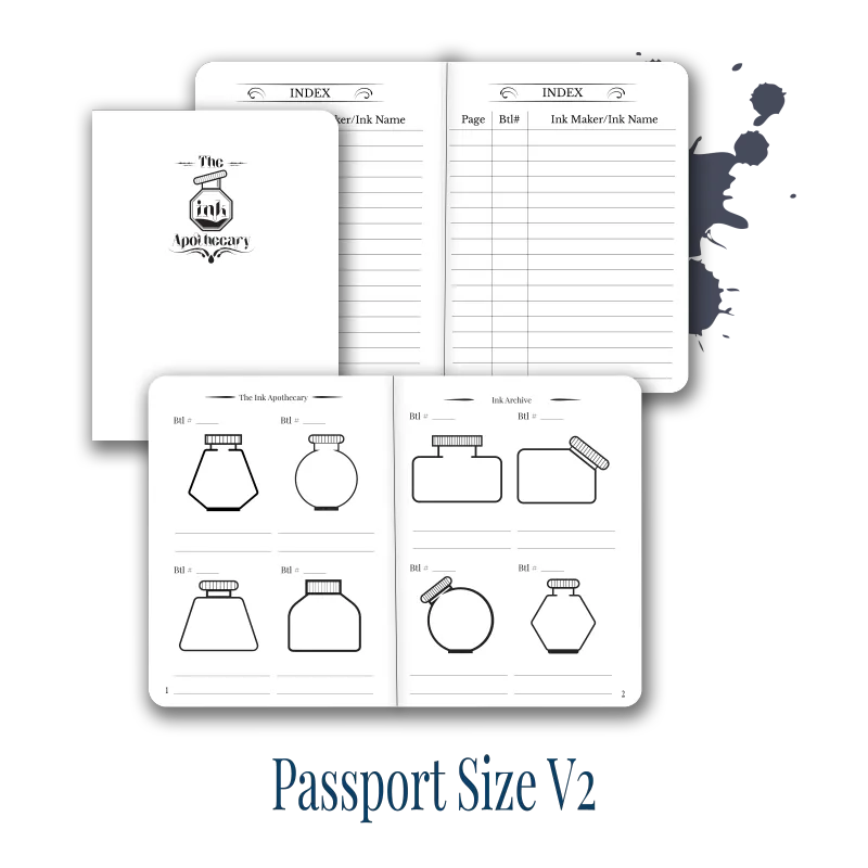 Ink Apothecary Swatch Notebook | Fountain Pen Ink Journal