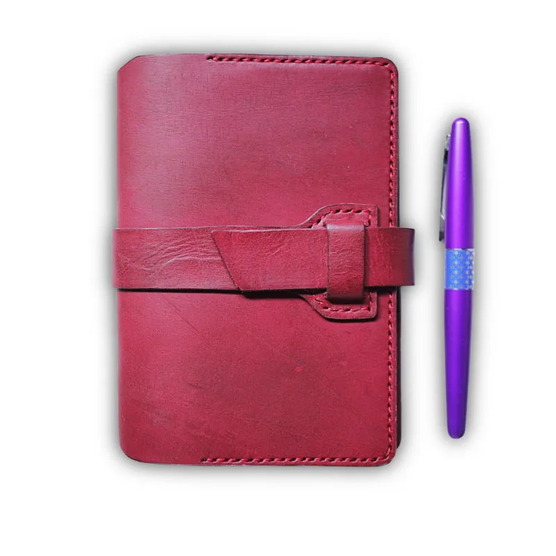 No. 4 Wrap Journal | Refillable A6 Leather Journal