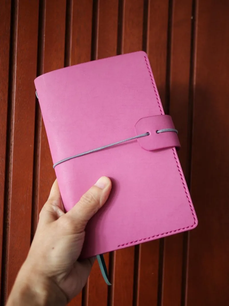 The Atelier B6 Slim Leather Cover | Handmade Journal Cover with 192-Page Notebook