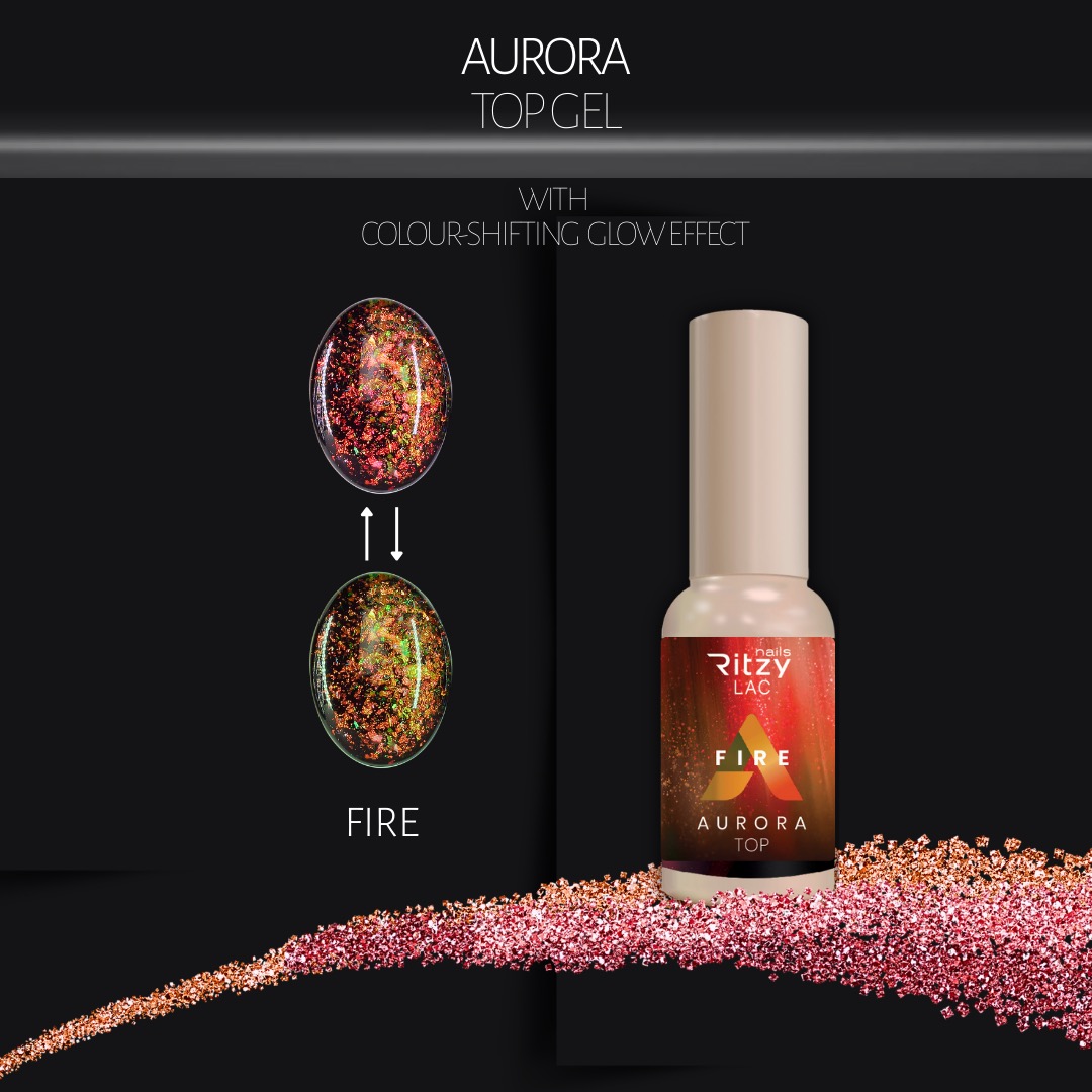 'Fire' AURORA Top Gel