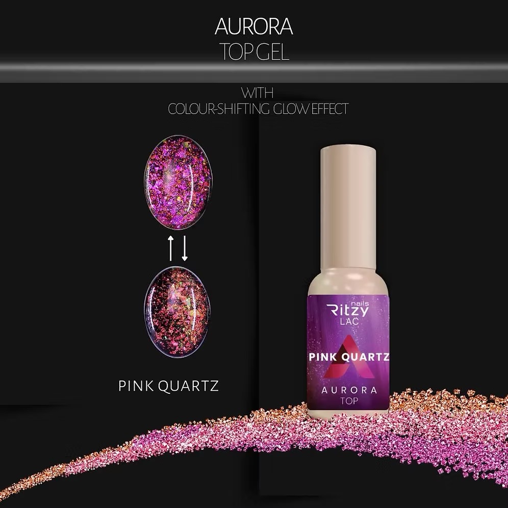 'Pink Quartz' AURORA Top Gel