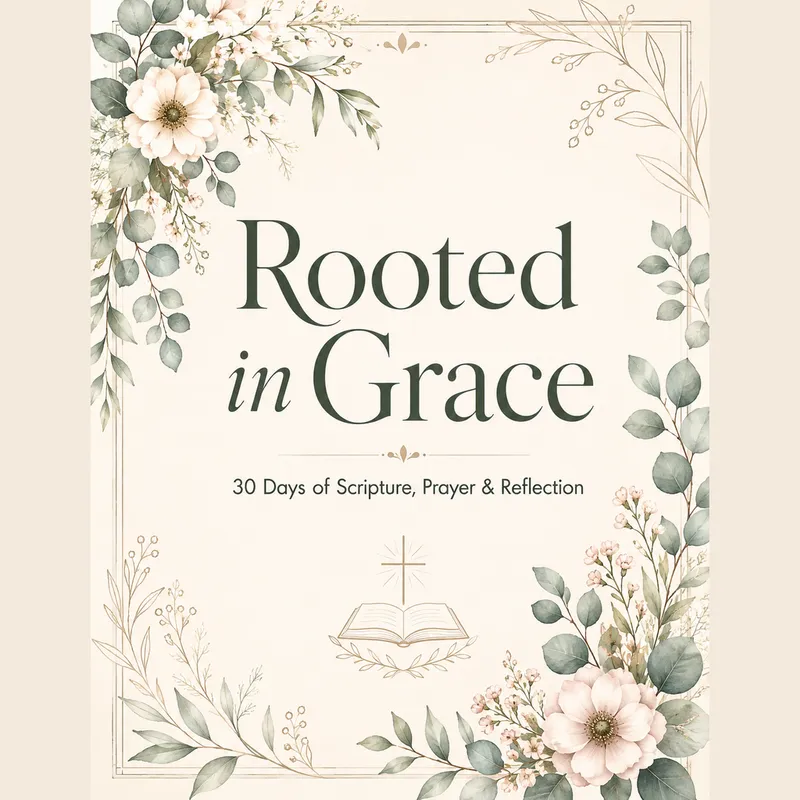 Rooted in Grace: A 30-Day Christian Devotional Planner