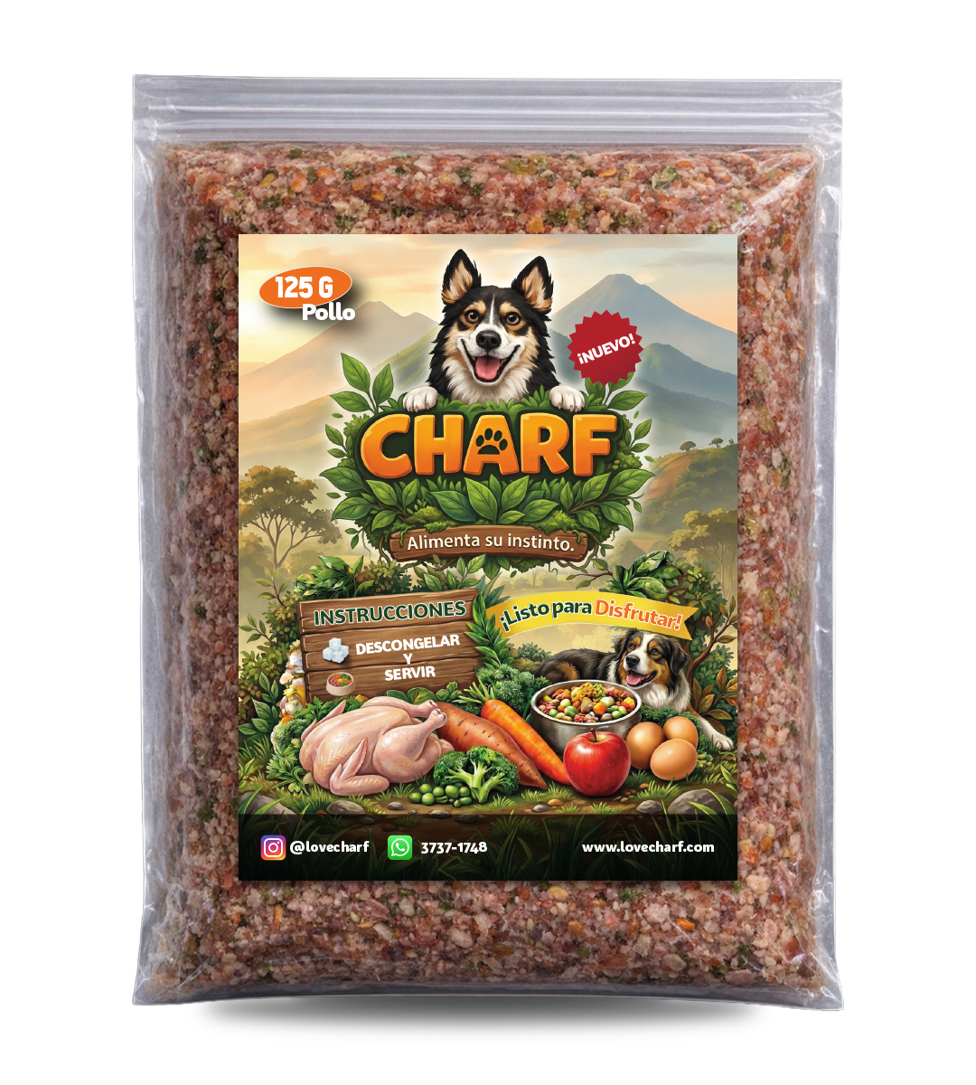 CHARF Pollo Clásico para perro