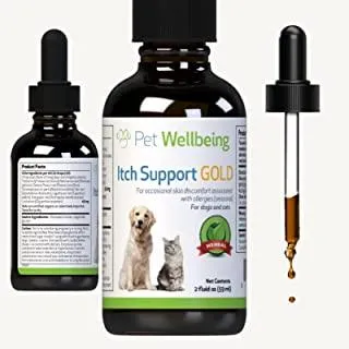 Pet Wellbeing Itch Support Gold for Cats & Dogs