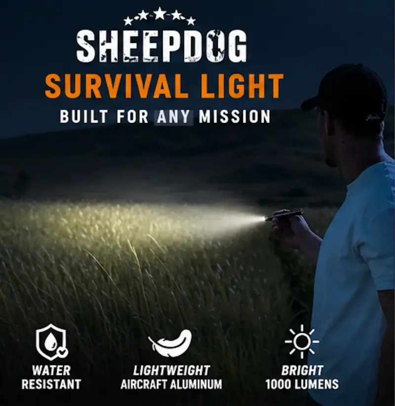Sheepdog EDC Survival Flashlight