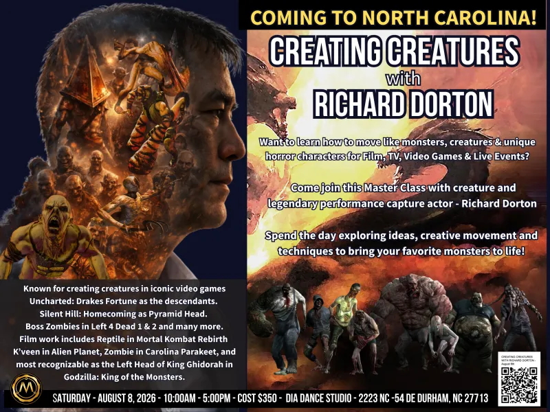 Creating Creatures With Richard Dorton - North Carolina - Aug 8th