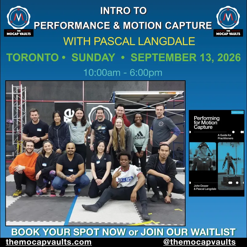 Intro to Performance Capture  - TO SEPT 13th